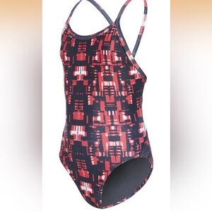 iSwim Thin Strap One Piece Swimsuit Youth Girls' UPF 50+, Quick Dry, Lined